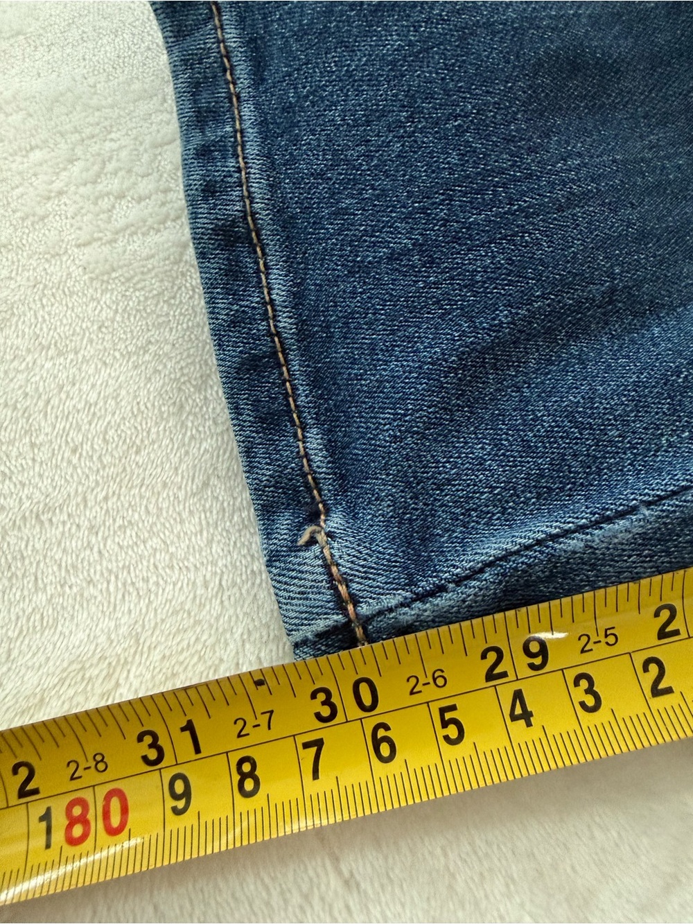 Sundance Magnolia Jeans Womens 27 Blue Floral Embroidered Straight Leg Denim E03 - Picture 6 of 10